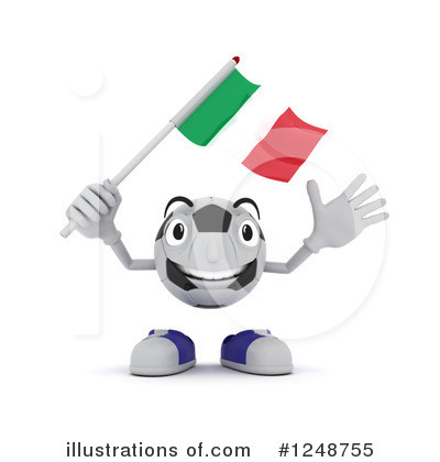 Italian Flag Clipart #1248755 by KJ Pargeter