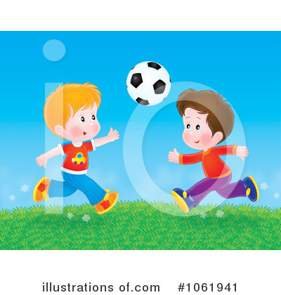 Royalty-Free (RF) Soccer Clipart Illustration by Alex Bannykh - Stock Sample #1061941