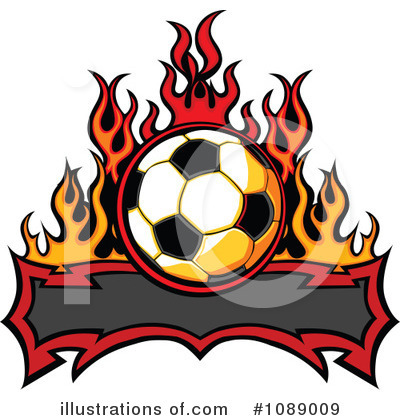 Royalty-Free (RF) Soccer Clipart Illustration by Chromaco - Stock Sample #1089009