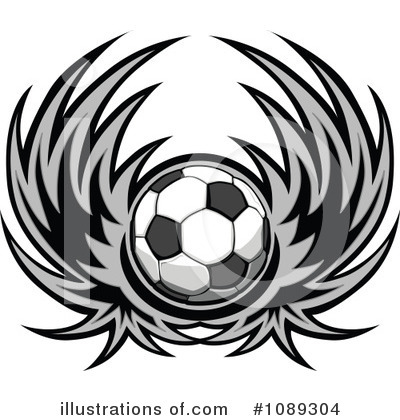Soccer Clipart #1089304 by Chromaco