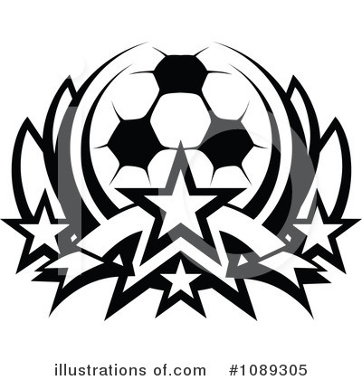Soccer Ball Clipart #1089305 by Chromaco