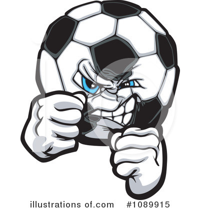Soccer Ball Clipart #1089915 by Chromaco
