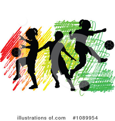 Royalty-Free (RF) Soccer Clipart Illustration by Chromaco - Stock Sample #1089954