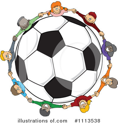 Royalty-Free (RF) Soccer Clipart Illustration by djart - Stock Sample #1113538