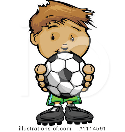Royalty-Free (RF) Soccer Clipart Illustration by Chromaco - Stock Sample #1114591