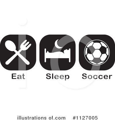 Soccer Clipart #1127005 by Johnny Sajem