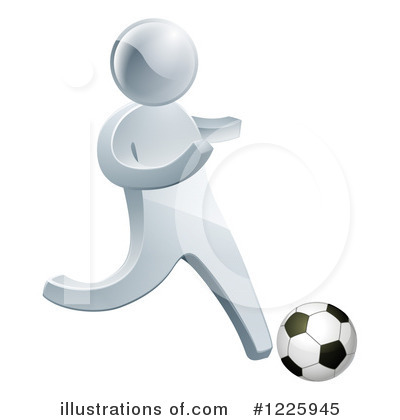 Soccer Player Clipart #1225945 by AtStockIllustration