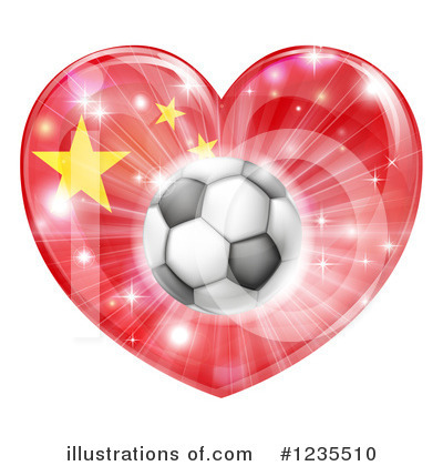 Chinese Flag Clipart #1235510 by AtStockIllustration