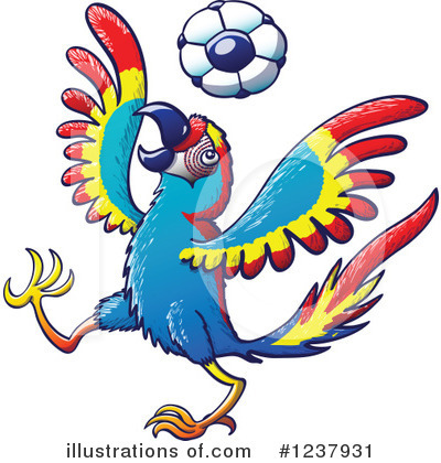 Royalty-Free (RF) Soccer Clipart Illustration by Zooco - Stock Sample #1237931
