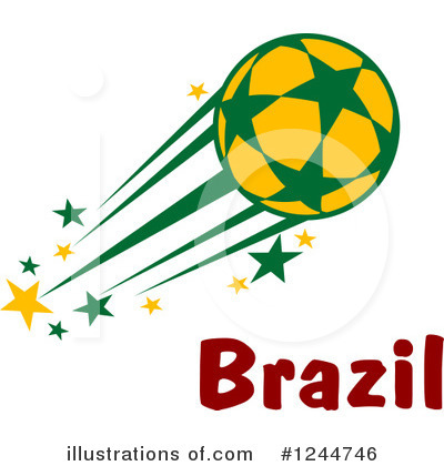 Royalty-Free (RF) Soccer Clipart Illustration by Vector Tradition SM - Stock Sample #1244746