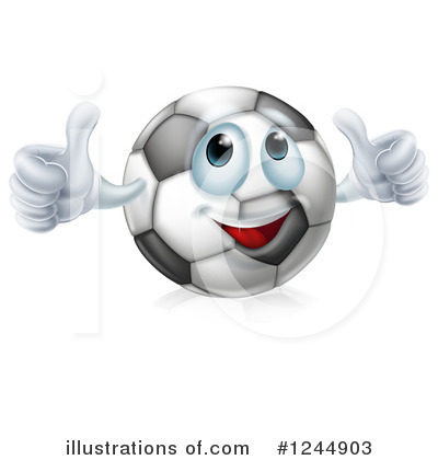 Football Clipart #1244903 by AtStockIllustration