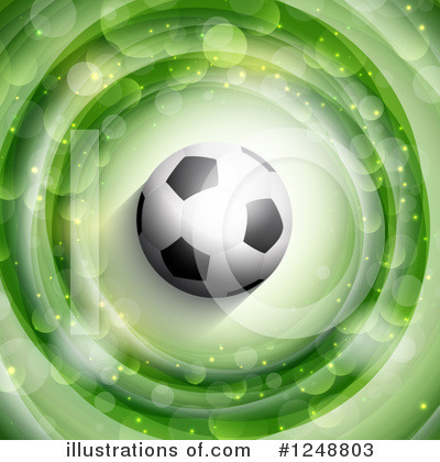 Football Clipart #1248803 by KJ Pargeter