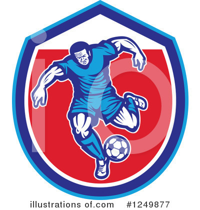 Royalty-Free (RF) Soccer Clipart Illustration by patrimonio - Stock Sample #1249877
