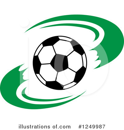 Soccer Ball Clipart #1249987 by Vector Tradition SM