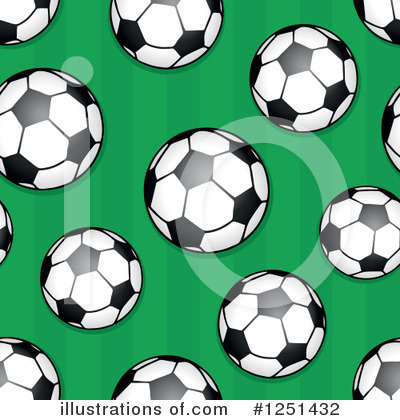 Royalty-Free (RF) Soccer Clipart Illustration by visekart - Stock Sample #1251432