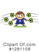 Soccer Clipart #1281108 by toonaday