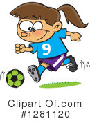 Soccer Clipart #1281120 by toonaday