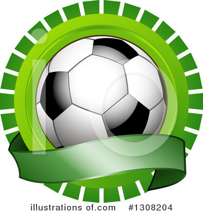 Royalty-Free (RF) Soccer Clipart Illustration by elaineitalia - Stock Sample #1308204