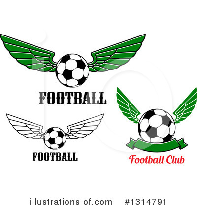 Royalty-Free (RF) Soccer Clipart Illustration by Vector Tradition SM - Stock Sample #1314791