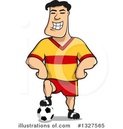Royalty-Free (RF) Soccer Clipart Illustration by Vector Tradition SM - Stock Sample #1327565