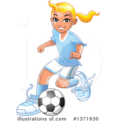Royalty-Free (RF) Soccer Clipart Illustration by Clip Art Mascots - Stock Sample #1371630