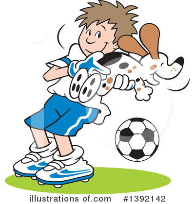 Royalty-Free (RF) Soccer Clipart Illustration by Johnny Sajem - Stock Sample #1392142