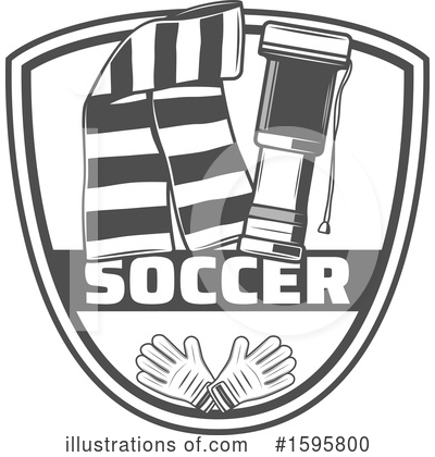 Royalty-Free (RF) Soccer Clipart Illustration by Vector Tradition SM - Stock Sample #1595800