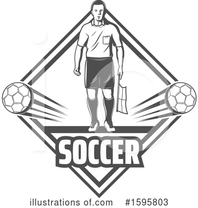 Royalty-Free (RF) Soccer Clipart Illustration by Vector Tradition SM - Stock Sample #1595803