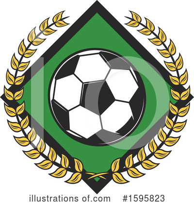 Soccer Ball Clipart #1595823 by Vector Tradition SM