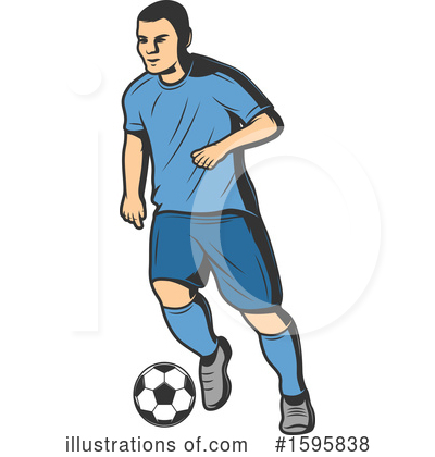 Royalty-Free (RF) Soccer Clipart Illustration by Vector Tradition SM - Stock Sample #1595838