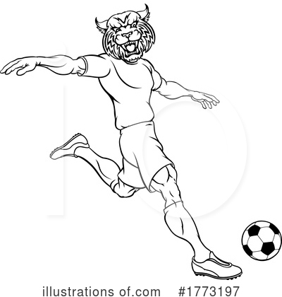 Royalty-Free (RF) Soccer Clipart Illustration by AtStockIllustration - Stock Sample #1773197