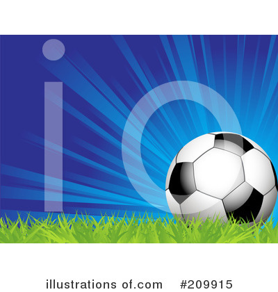 Royalty-Free (RF) Soccer Clipart Illustration by elaineitalia - Stock Sample #209915