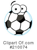 Soccer Clipart #210074 by Hit Toon