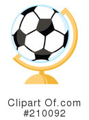 Soccer Clipart #210092 by Hit Toon