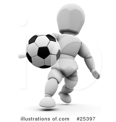 Royalty-Free (RF) Soccer Clipart Illustration by KJ Pargeter - Stock Sample #25397