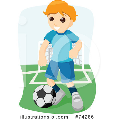 Royalty-Free (RF) Soccer Clipart Illustration by BNP Design Studio - Stock Sample #74286