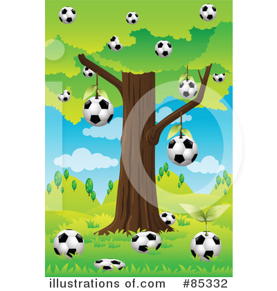 Royalty-Free (RF) Soccer Clipart Illustration by mayawizard101 - Stock Sample #85332
