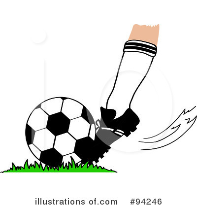 Royalty-Free (RF) Soccer Clipart Illustration by Pams Clipart - Stock Sample #94246