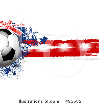 Royalty-Free (RF) Soccer Clipart Illustration by elaineitalia - Stock Sample #95582