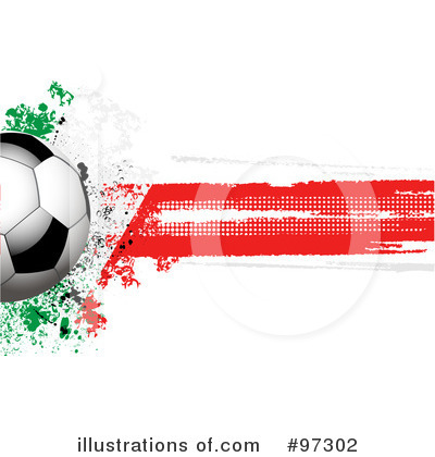 Royalty-Free (RF) Soccer Clipart Illustration by elaineitalia - Stock Sample #97302