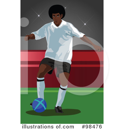 Royalty-Free (RF) Soccer Clipart Illustration by mayawizard101 - Stock Sample #98476