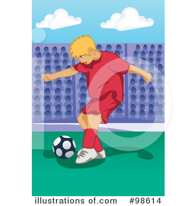 Royalty-Free (RF) Soccer Clipart Illustration by mayawizard101 - Stock Sample #98614