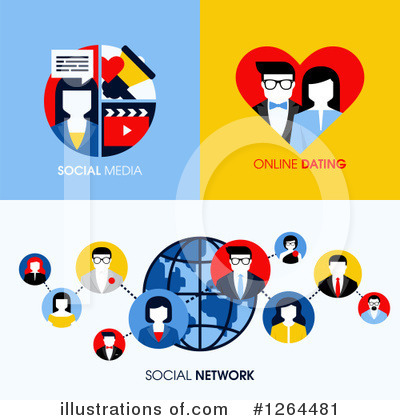Internet Dating Clipart #1264481 by elena
