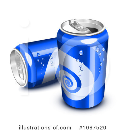 Soda Cans Clipart #1087520 by Oligo