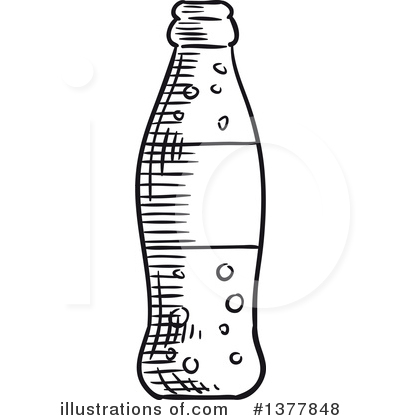 Soda Bottle Clipart #1377848 by Vector Tradition SM