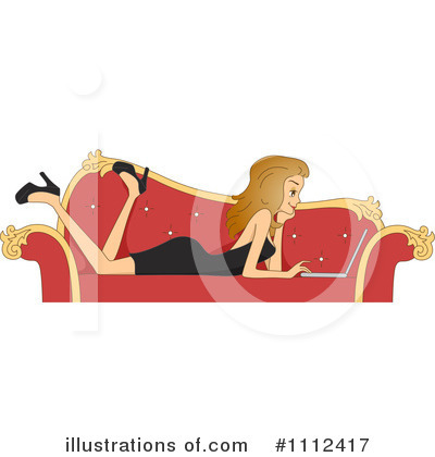 Royalty-Free (RF) Sofa Clipart Illustration by BNP Design Studio - Stock Sample #1112417