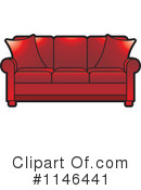 Sofa Clipart #1146441 by Lal Perera