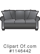 Sofa Clipart #1146442 by Lal Perera