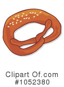 Soft Pretzel Clipart #1052380 by Any Vector