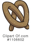 Soft Pretzel Clipart #1106602 by Cartoon Solutions